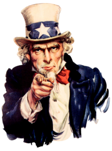 Uncle Sam,  sales icon